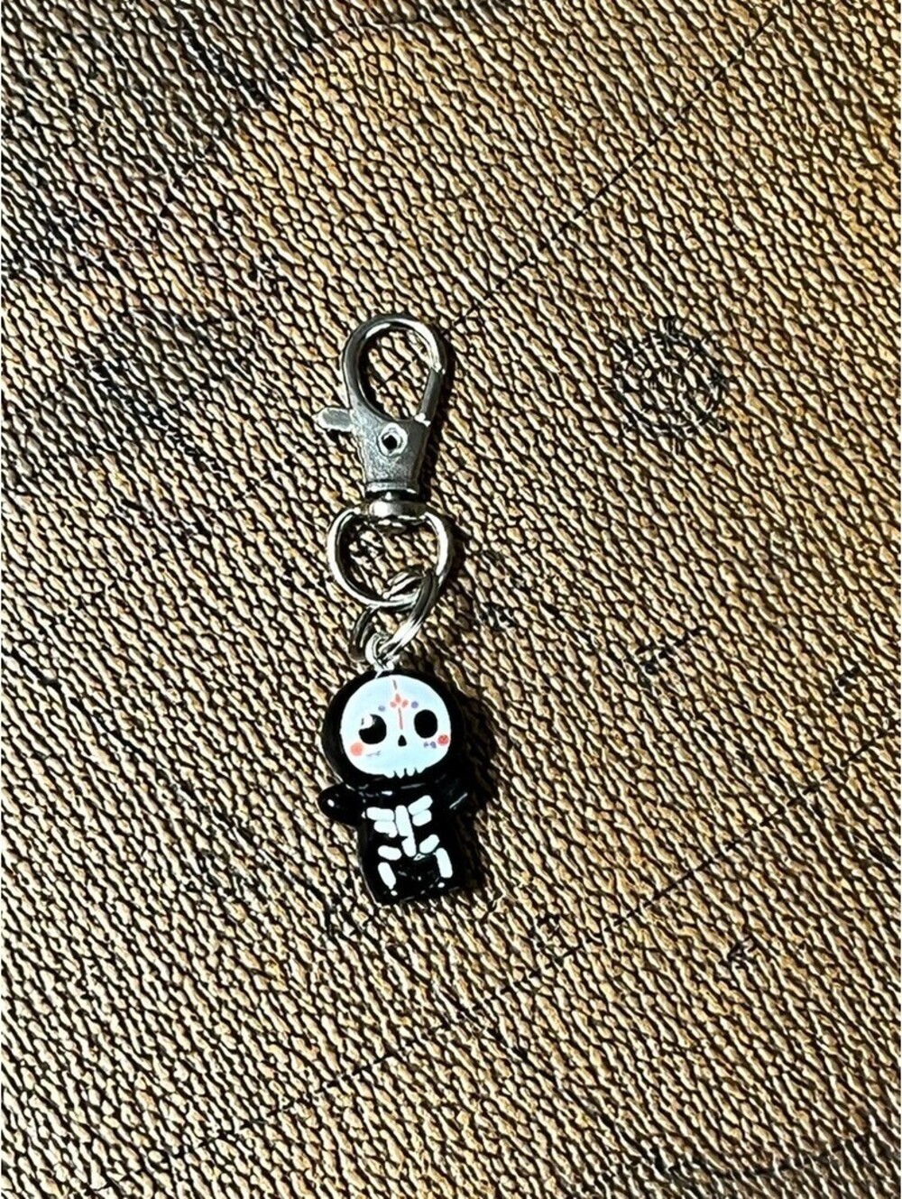 Day of the Dead Skeleton Keychain or bag charm - Halloween